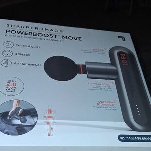 POWERBOOST MOVE By Sharper Image New In Box Unused